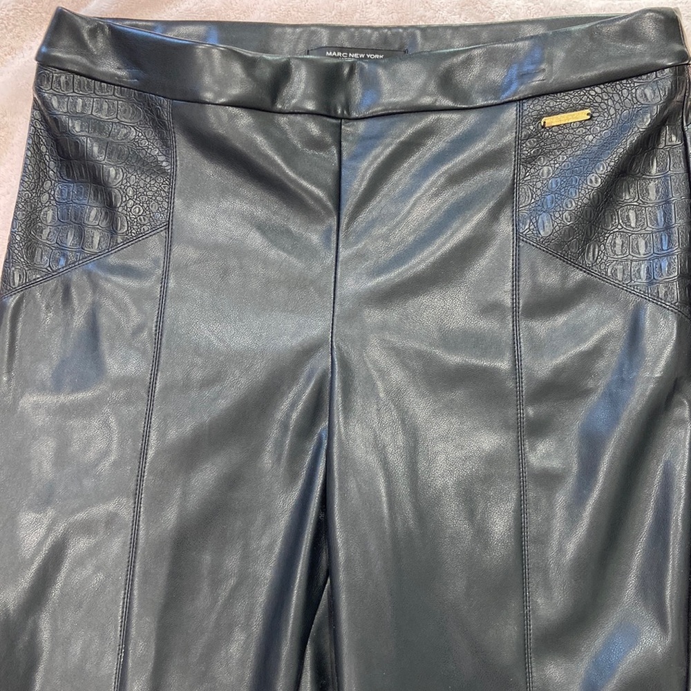 Faux leather pants worn once